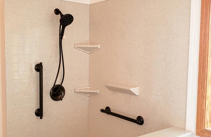 We install shower components